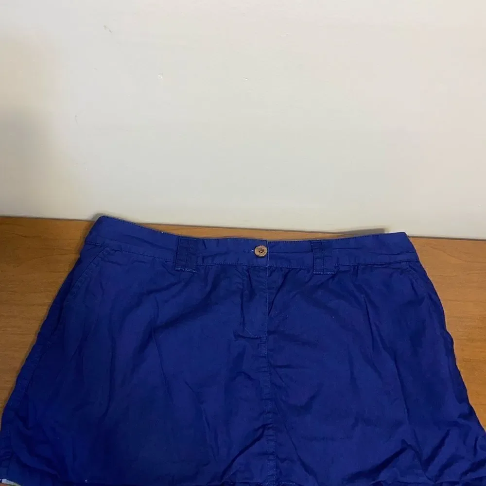 Reversible button cotton skirt  - Picture 2 of 3